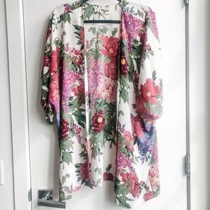 SHOW ME YOUR MUMU Floral Kimono Cover Up